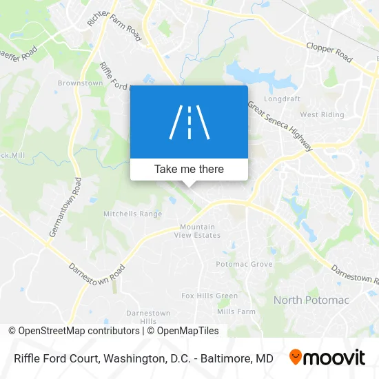 Riffle Ford Court map