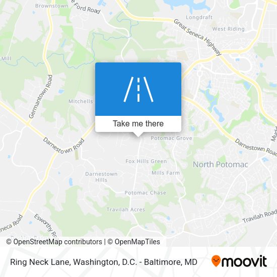 Mapa de Ring Neck Lane