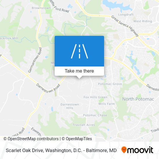 Scarlet Oak Drive map