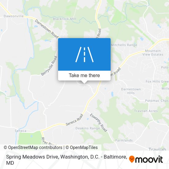 Mapa de Spring Meadows Drive