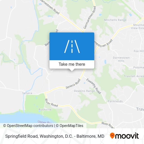 Springfield Road map