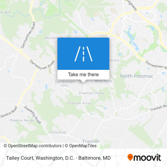 Talley Court map