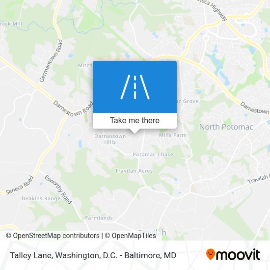 Mapa de Talley Lane
