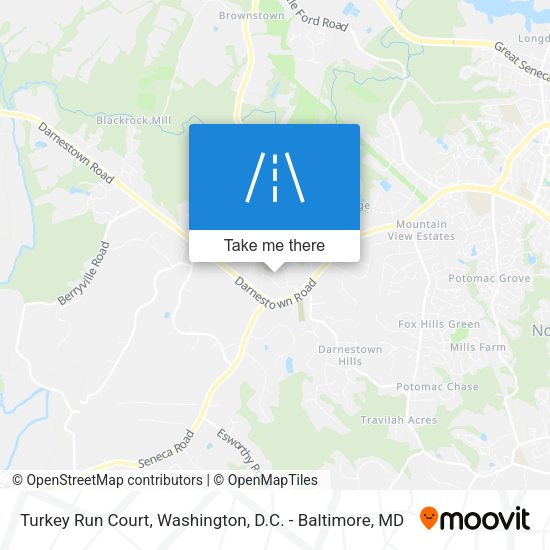 Turkey Run Court map