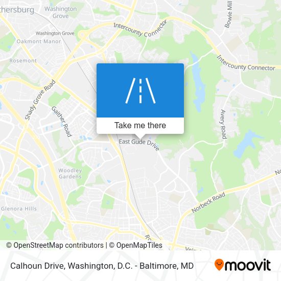 Calhoun Drive map