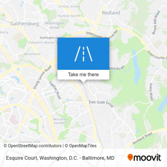 Mapa de Esquire Court