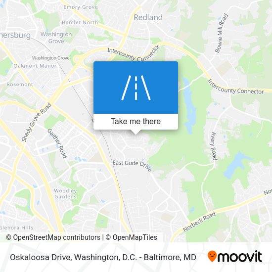 Oskaloosa Drive map