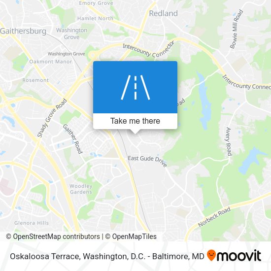 Mapa de Oskaloosa Terrace