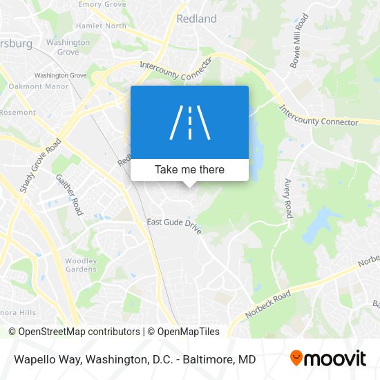 Mapa de Wapello Way