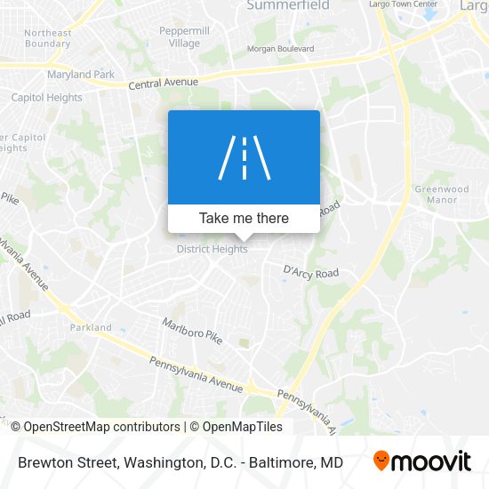 Mapa de Brewton Street