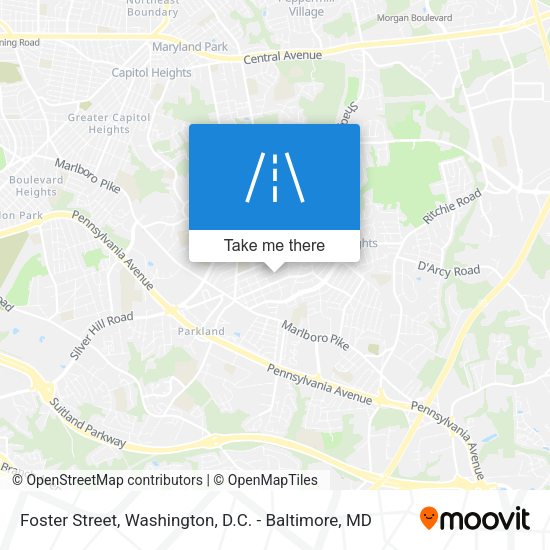 Foster Street map