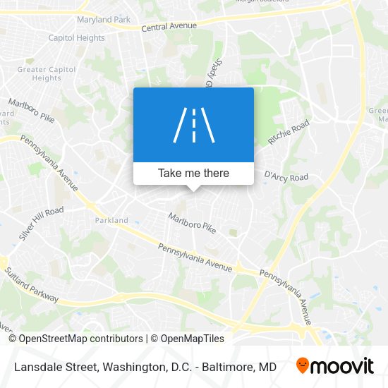 Mapa de Lansdale Street