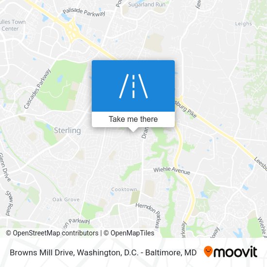 Mapa de Browns Mill Drive