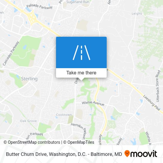 Mapa de Butter Churn Drive