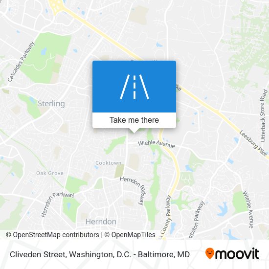 Cliveden Street map