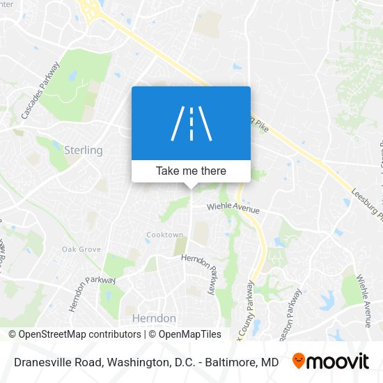 Dranesville Road map