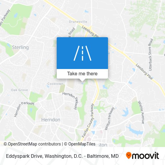 Eddyspark Drive map