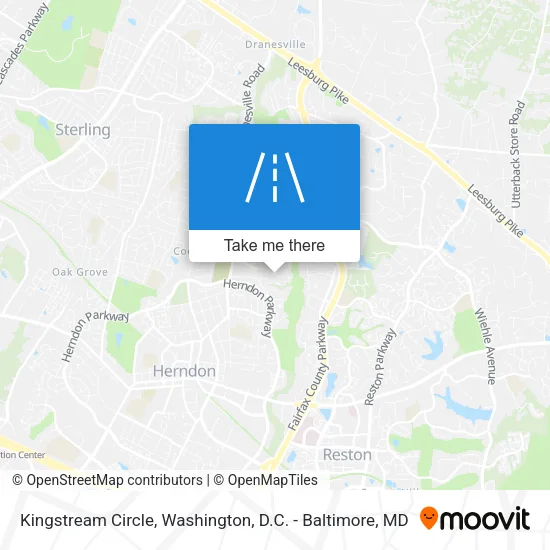 Kingstream Circle map
