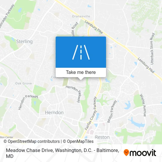 Meadow Chase Drive map