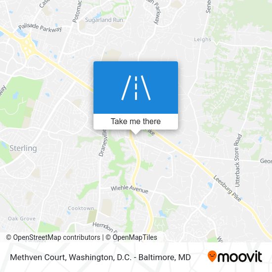 Methven Court map