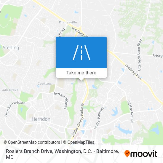 Mapa de Rosiers Branch Drive