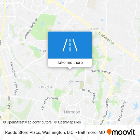 Rudds Store Place map