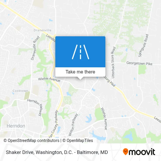 Shaker Drive map