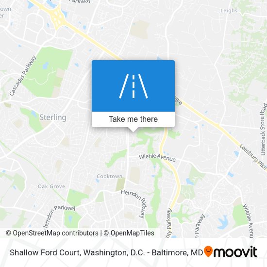 Mapa de Shallow Ford Court