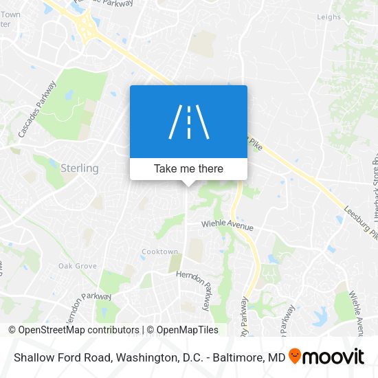 Shallow Ford Road map