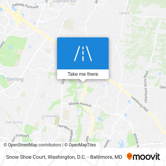 Snow Shoe Court map