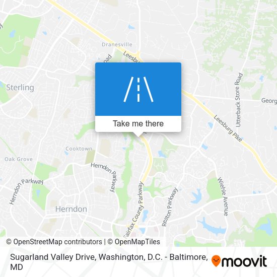 Mapa de Sugarland Valley Drive