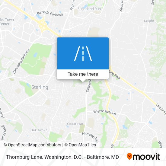 Thornburg Lane map