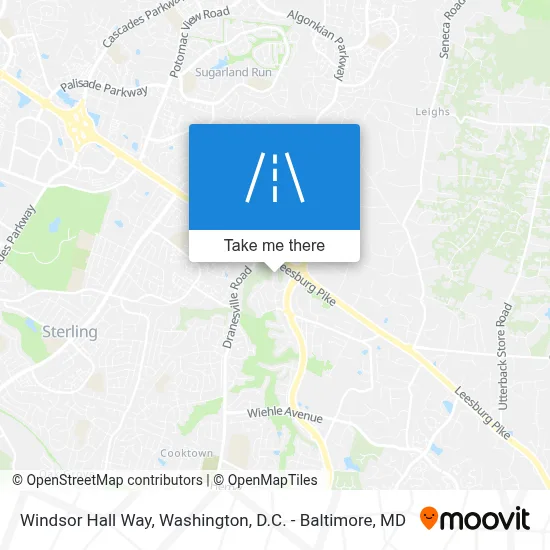 Windsor Hall Way map