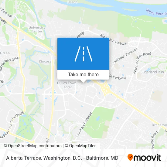 Alberta Terrace map
