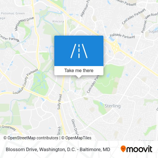 Blossom Drive map