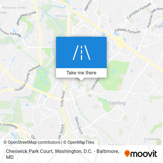 Cheswick Park Court map