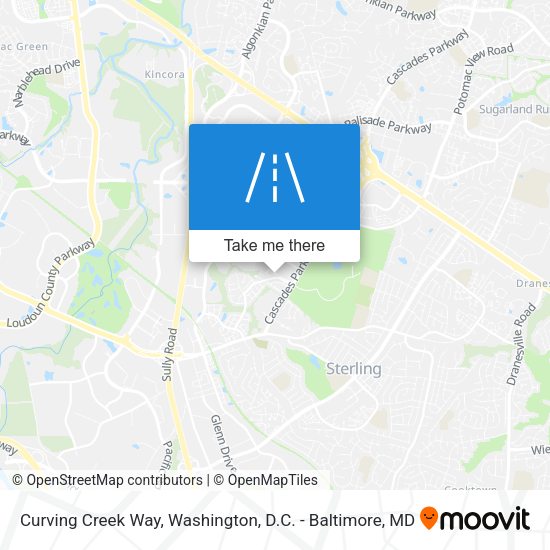 Mapa de Curving Creek Way