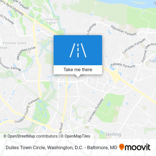 Dulles Town Circle map