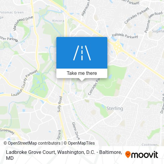 Ladbroke Grove Court map