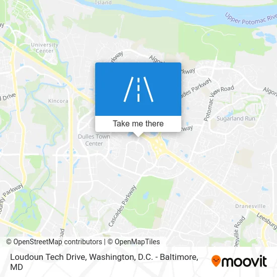 Loudoun Tech Drive map