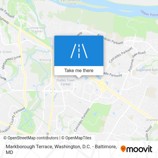 Mapa de Markborough Terrace