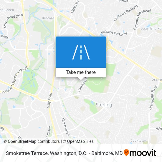 Mapa de Smoketree Terrace