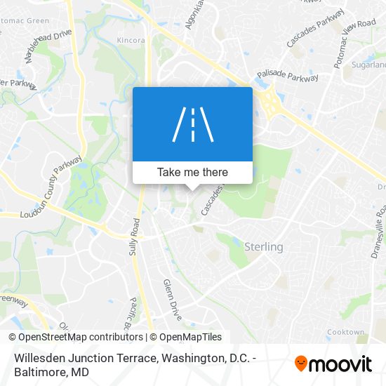 Willesden Junction Terrace map