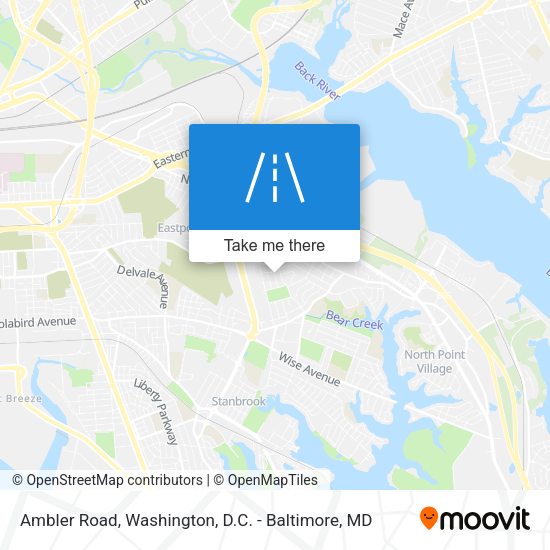 Mapa de Ambler Road