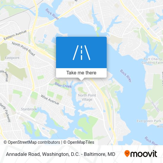 Annadale Road map