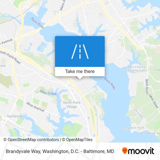 Brandyvale Way map