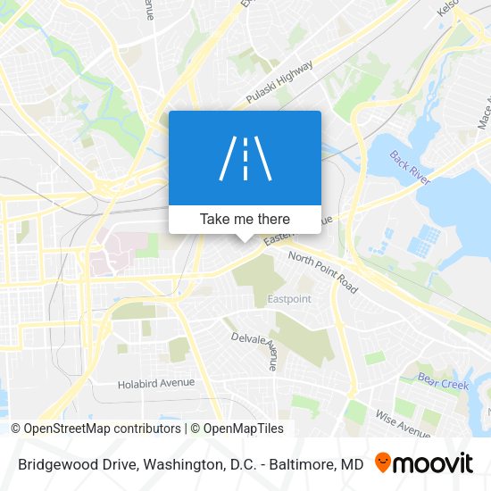 Bridgewood Drive map