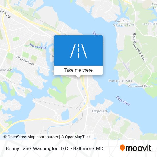 Bunny Lane map