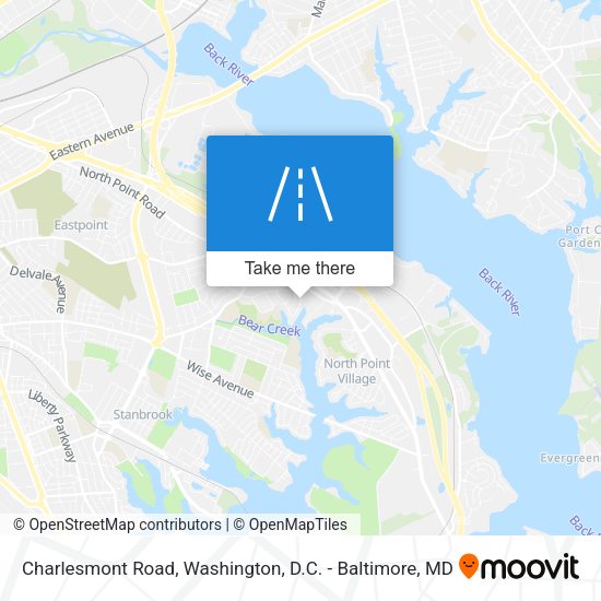Charlesmont Road map