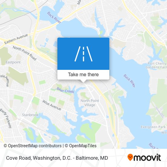 Mapa de Cove Road